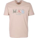 Ncs Jeans Erkek Tişört Bisiklet Yaka Bej Slim Fit Baskılı T-Shirt Ncs Jeans 1298