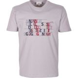 Ncs Jeans Erkek Tişört Bisiklet Yaka Grimelanj Slim Fit Baskılı T-Shirt Ncs Jeans 1295 - 3XL