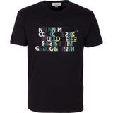 Ncs Jeans Erkek Tişört Bisiklet Yaka Siyah Slim Fit Baskılı T-Shirt Ncs Jeans 1295