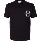 Ncs Jeans Erkek Tişört Bisiklet Yaka Siyah Slim Fit Baskılı T-Shirt Ncs Jeans 1297