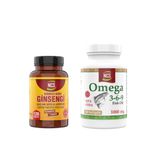 Ncs Kırmızı Ginsengi Alıç Arı Sütü Lepidyum 120 Tablet + Omega 3 6 9 200 Kapsül