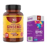 Ncs Kırmızı Kore Ginsengi Alıç 120 Tablet + Vitamin D3 K2 20 ml Damla