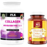 Ncs Kollajen Tip 1-2-3 90 Tablet + Vitamin C Çinko Propolis 120 Tablet