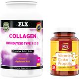 Ncs Kollajen Tip 1-2-3 90 Tablet + Vitamin C Çinko Propolis 60 Tablet
