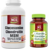 Ncs L Carnitine Karnitin 60 Tablet+Glucosamine Chondroitin Msm 300 Tablet