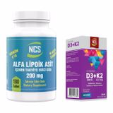Ncs L-Carnitine Koenzim Q10 180 Tablet & Vitamin D3 K2 Damla