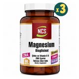 NCS Magnezyum Bisglisinat Çinko B6 Folik Asit 60 Tablet 3 Adet