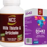 Ncs Milk Thistle Artichoke Zerdeçal 90 Tablet+Vitamin D3 K2 20 Ml