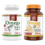 Ncs Omega 3-6-9 Fish Oil 1000MG 200 Softgels Çocuklar Için Omega 3 Balık Yağı 500 Mg 102 Portakal Aromalı
