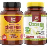 Ncs Omega 3 Balık Yağı 1000 mg 60 Yumuşak Kapsül + Ginseng 120 Tablet