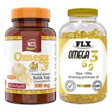 Ncs Omega 3 Balık Yağı 500 Mg 102 Softgel Portakal Aromalı ve Flx Omega 3-6-9 90 Tablet
