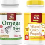 Ncs Omega 3,6,9 200 Softgel & Çinko Propolis 180 Tablet