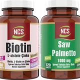 Ncs Saw Palmetto 120 Tablet Biotin 60 Tablet 2 Ürün 1 Arada