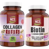Ncs Tip 1-2-3 Collagen () 1000 Mg 90 Tablet Biotin Çinko L Sistein 60 Tablet