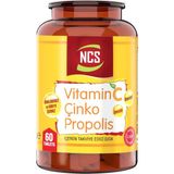 Ncs Vitamin C Çinko Propolis 60 Tablet İçerik Bilgisi ile Yetişkinler İçin Takviye Edici Gıda