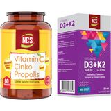 Ncs Vitamin D3 K2 20 Ml+Vitamin C Çinko Propolis 60 Tablet