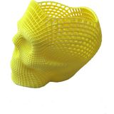 Nct Robotik 3D Printer Baskı Özel Meshli Kuru Kafa Kalemlik Sarı