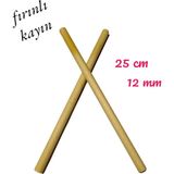 ncy Ritim Çubuğu 5 Çift Pürüzsüz 25 cm 12 mm