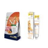 N&D 1.5 kg Kuzulu Tahılsız Kısırlaştırılmış Kedi Maması + Gimcat 20 gr Multivitamin