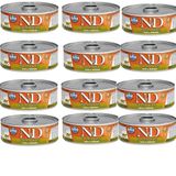 N&D 12x80 gr Balkabaklı Tahılsız Ördekli Yetişkin Kedi Konservesi