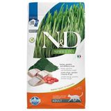 N&D 1,5 kg Spirulina Takviyeli Ringa Balıklı Kurt Üzümlü Tahılsız Yetişkin Kuru Kedi Maması