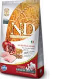 N&D 204-0043 Düşük Tahıllı Tavuklu Narlı Yetişkin 12 kg Kuru Köpek Maması