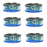 N&D 6x80 gr Ocean Morina Balığı Karides ve Balkabaklı Yavru Kedi Konservesi