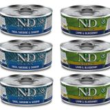 N&D 6x80 gr Yetişkin Kedi Yaş Mama