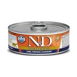 N&D 80 gr Balkabağı Kuzu Yaban Mersini Yetişkin Kedi Konservesi
