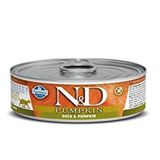 N&D 80 gr Balkabaklı ve Ördekli Kedi Konservesi
