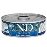 N&D 80 gr Ocean Kitten Ton Balığı Morina Balığı Karides ve Balkabaklı Yavru Kedi Konservesi