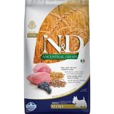 N&D Ancestral Grain Kuzu ve Yaban Mersini Adult Mini Küçük Irk 2.5 kg Anc Yetişkin Köpek Mama