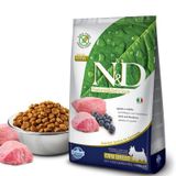 N&D AND-0025 2.5Kg Kuzu Etli Yaban Mersinli Küçük Irk Tahılsız Yetişkin Köpek Maması