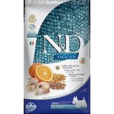 ND Az Tahıllı Balıklı Portakallı Yetişkin Mini Köpek Maması 2,5 Kg 8010276036599