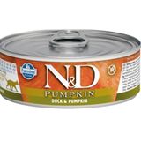 N&D Balkabağı Ördek Tahılsız 80 gr Yetişkin Kedi Konserve
