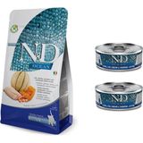 N&D Balkabak Balık ve Balık Konserve 2x1,5 kg Yavru Kedi Mama