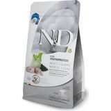 N&d Beyaz Tüylü Küçük Irk Yavru Köpekler 1,5 kg Levrek, Spirulina ve Rezene Yavru Mini