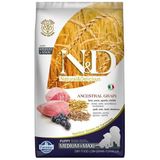 N&D Düşük Tahıllı Kuzu Etli ve Yaban Mersinli Orta Irk Yavru 2.5 kg Köpek Maması