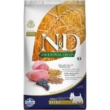 N&D Düşük Tahıllı Kuzu Etli Yaban Mersinli Adult Mini 2.5 kg Köpek Maması