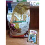N&D Düşük Tahıllı Mini Light Küçük Irk Tavuk Nar Köpek Maması 2,5 Kg+4 Adet Somon&Kuzulu Köpek Pate Konserve