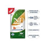 N&D Düşük Tahıllı Somon Balıklı ve Portakallı Kısırlaştırılmış Yetişkin Özel 10 kg Kedi Maması