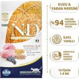 N&D Kuzu Yaban Mersini Adult Az Tahıllı 1.5 kg Kedi Maması