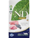 N&D ND Prime Tahılsız Kuzu Eti ve Yaban Mersinli Yetişkin Kedi Maması 1,5kg