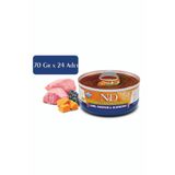 N&D Nd Pumpkin Kedi Konserve Mama Kuzu & Balkabağı & Yaban Mersini 70 Gr * 24 Adet