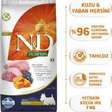 N&D Nd Pumpkin Kuzu Etli Adult Mini Tahılsız Köpek Maması - 7 Kg
