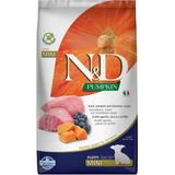 N&D Nd Pumpkin Tahılsız Bal Kabaklı Kuzu Etli Yaban Mersinli Küçük Irk Yavru Köpek Maması 2.5 kg - 1