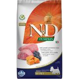 N&D Nd Pumpkin Tahılsız Bal Kabaklı Kuzu Etli Yaban Mersinli Küçük Irk Yetişkin Köpek Maması 2.5 kg - 1