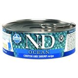 N&D Ocean 80 gr Morina Balığı-Karides-Balkabağı Yavru Kedi Konserve