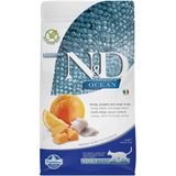 N&D Ocean Balkabaklı Ringa Balık ve Portakallı Süper Premium Yetişkin Kedi Maması 1,5 kg Balık Tatlı