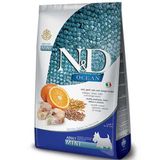 N&D Ocean Düşük Tahıl Balık Portakal Küçük Irk 2,5 kg Köpek Maması + Tüy Toplayıcı Eldiven